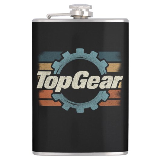 Top Gear Retro Vintage フラスク (正面)