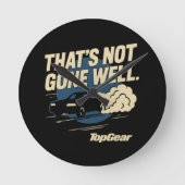 Top Gear That's Not Gone Well ラウンド壁時計 (正面)