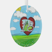 TOP Golf 18 Glass Ornament ガラスオーナメント (正面右)