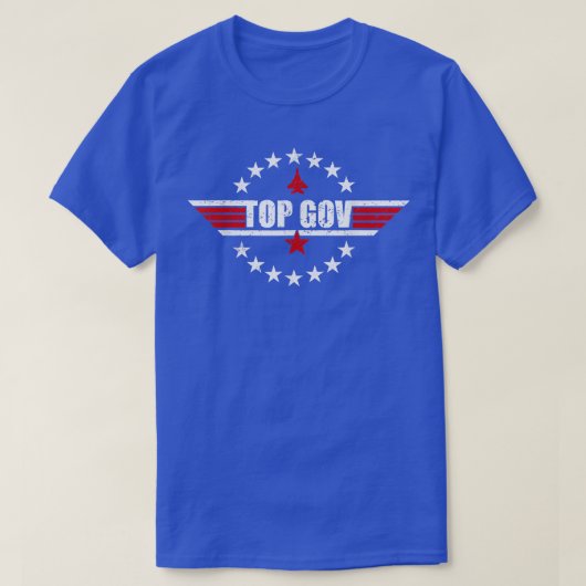 Top GovヴィンテージTop Gov For Mens Woens Tシャツ (デザイン正面)