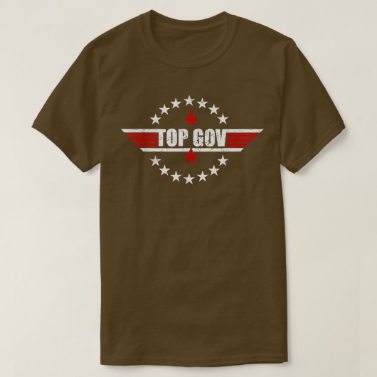 Top GovヴィンテージTop Gov For Mens Woens Tシャツ (デザイン正面)
