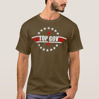 Top GovヴィンテージTop Gov For Mens Woens Tシャツ