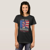 Top Gov Ron DeSantis Florida America's Freedom Zon Tシャツ (正面フル)
