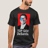 Top Gov Ron Desantis Top Gov 12 Tシャツ (正面)