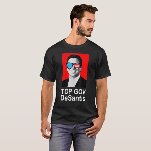 Top Gov Ron Desantis Top Gov 12 Tシャツ (正面フル)