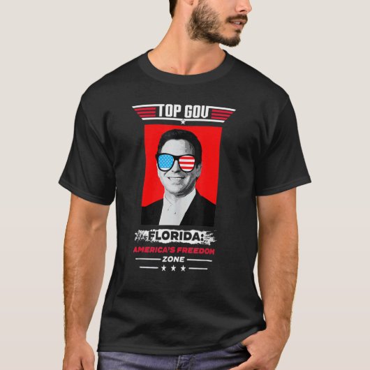 Top Gov Ron Desantis Top Gov Desantis 2024 1 Tシャツ (正面)