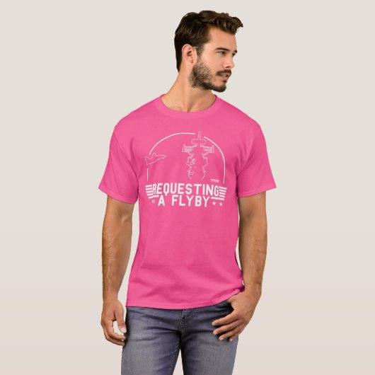 Top Gun Requesting A Flyby Tシャツ (正面フル)