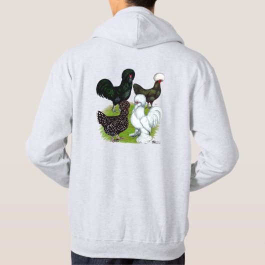 Top Hat Chicken Quartet パーカ (裏面)