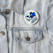 Top Hat Skeletonボタン 缶バッジ (インサイチュ)