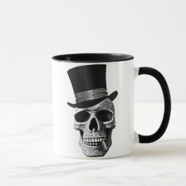 Top hat skull マグカップ
