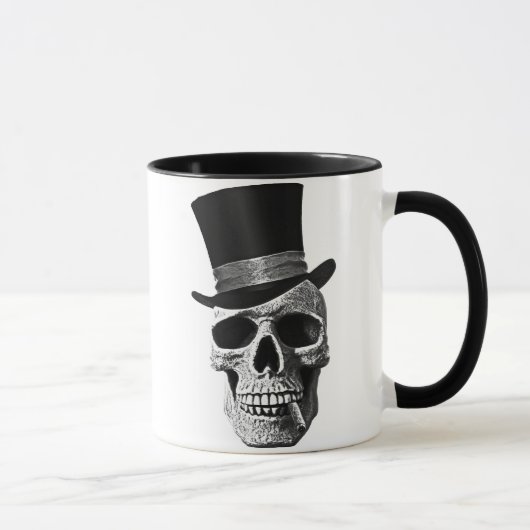 Top hat skull マグカップ (右)