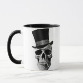 Top hat skull マグカップ (左)