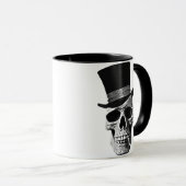 Top hat skull マグカップ (正面右)