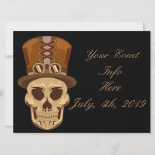 Top Hat Thunder_CoveのSteampunkスカル