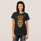 Top Hat Thunder_CoveのSteampunkスカル Tシャツ (正面フル)