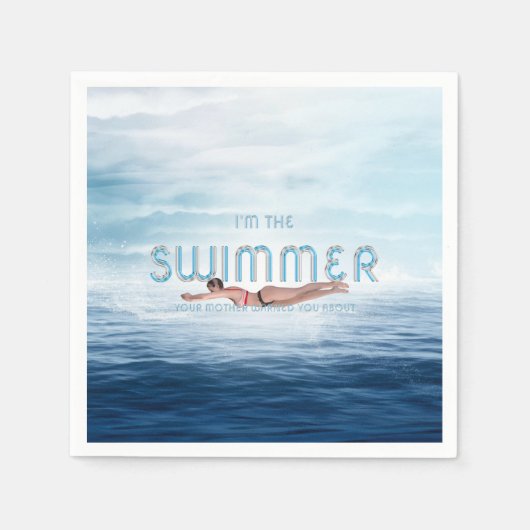 TOP I's the泳ぐ人 スタンダードカクテルナプキン (正面)