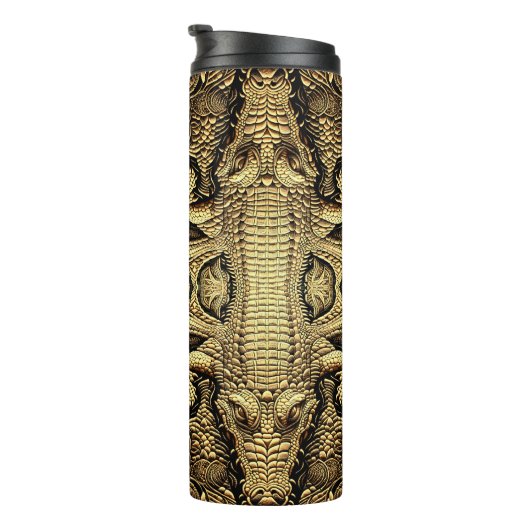 Top Krokodil Lederoptik  タンブラー (回転右)