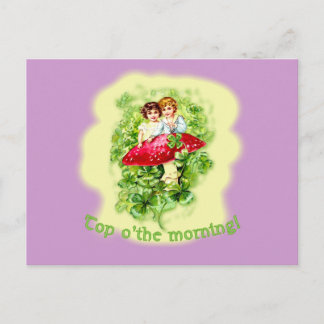 Top O the Morningヴィンテージイラストレーション ポストカード