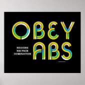 TOP Obey Abs ポスター (正面)