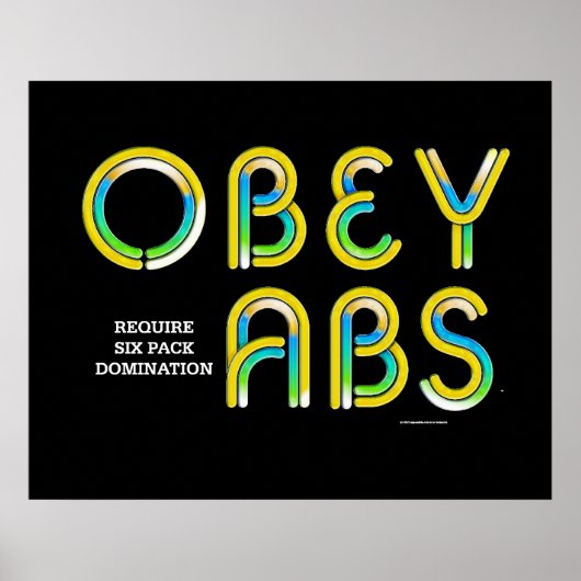 TOP Obey Abs ポスター (正面)