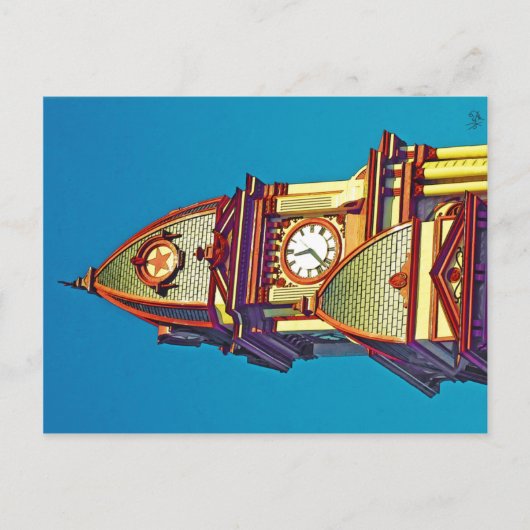 Top Of Caldwell County Courthouse, Lockhart, TX. ポストカード (正面)