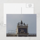 Top of Clock Tower, St. Mark's Square, Venice 2 ポストカード (正面/裏面)
