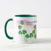 Top of the Morning St Patrick's Dayシャムロック マグカップ (左)