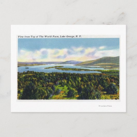 Top of the World Farm View of the Lake ポストカード (正面)