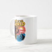 Top of the World Rock Climbing Design コーヒーマグカップ (正面左)