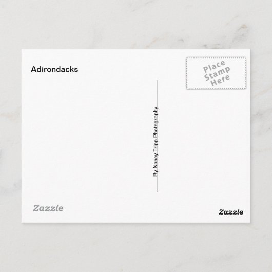 Top of Whiteface Mountain, Adirondacks, NY ポストカード (裏面)