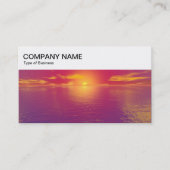 Top Panel - Sunrise/Sunset Business Card 名刺 (正面)