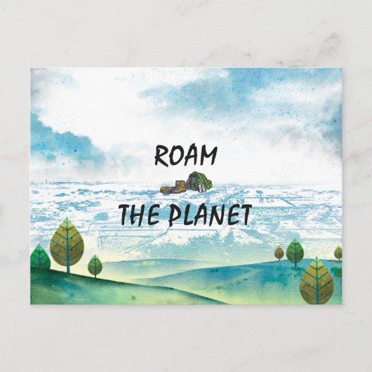 TOP Roam the Planet ポストカード (正面)