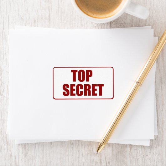 Top Secret Mediumサイズラベル ラベル (インサイチュ)