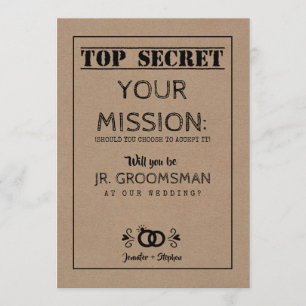 Top Secret Mission – ジュニア・グロムスマン提案 招待状
