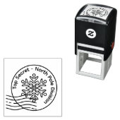 Top Secret | North Pole Division Wood Art Stamp セルフインキングスタンプ (インサイチュ)