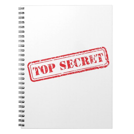 Top Secret Notebook ノートブック (正面)