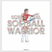 TOP Softball Warrior シール (シート)