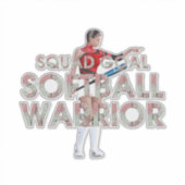 TOP Softball Warrior シール (正面)