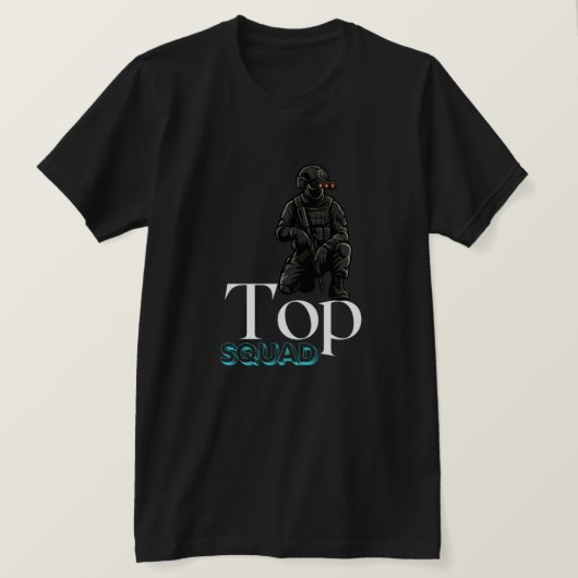 Top SQUAD Tシャツ (デザイン正面)