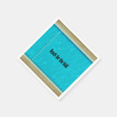 TOP Swimチームスローガン スタンダードカクテルナプキン (角)