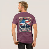 Top T-Shirt Trends Taking Over the U.S. in 2025 トライブレンドTシャツ (フル背面)