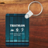 TOP Triathlonキーチェーン キーホルダー (裏面)