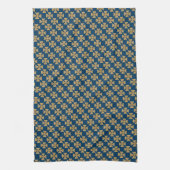 Top view of the hunt cartridges kitchen towel キッチンタオル (縦)