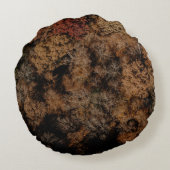 Top-view photography of tree ラウンドクッション (裏面)