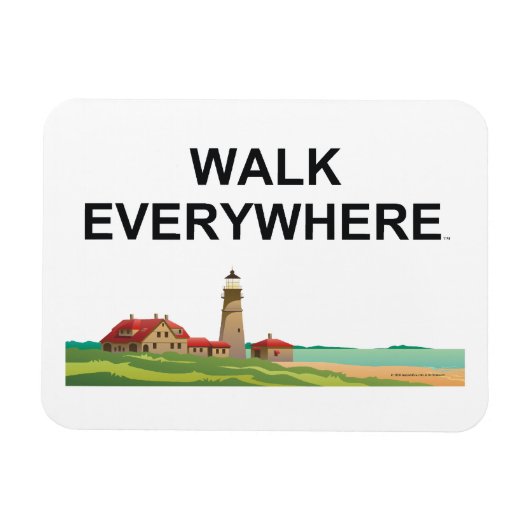 TOP Walk Everywhere マグネット (横)