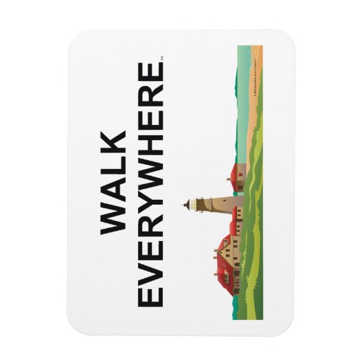 TOP Walk Everywhere マグネット (縦)