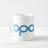 TOPAの空のマグ コーヒーマグカップ (正面左)