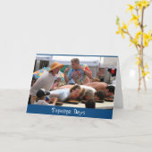 Topangaパイ カード (黄色い花)