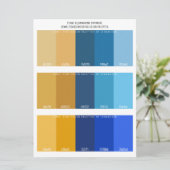 Topaz Aquamarine Sapphire Jewel Tone'結婚s Color (スタンド正面)