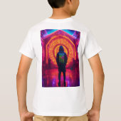 **「Topaz Cyberpunk DMT Raver」** Tシャツ (裏面)
